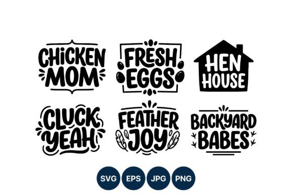 Charming Chicken Mom Fresh Eggs Hen House