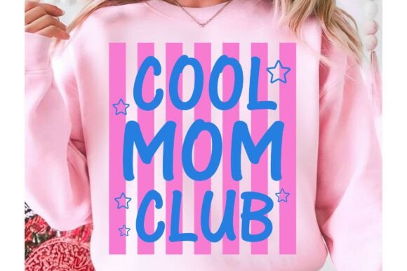 Cool Mom Club Png, Mama PNG: A Stylish Embroidery Choice