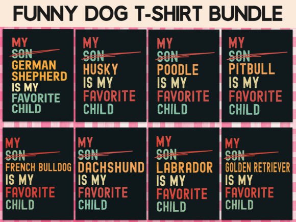 Funny Dog Mom T-Shirt Bundle PNG Review