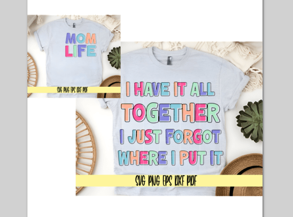Review: Mom Life Colorful Front Back Design