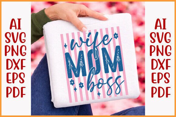 Review: Preppy Mom Shirt PNG, Wife Mom Boss PNG